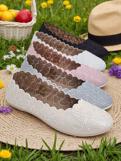 Balerini florali pentru femei Royalfashion Magerro