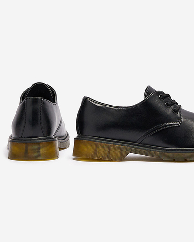 Pantofi jumătăți de damă negri Heloso- Footwear