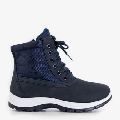 Cizme de zăpadă pentru copii albastru-maritim Miuro - Încălțăminte