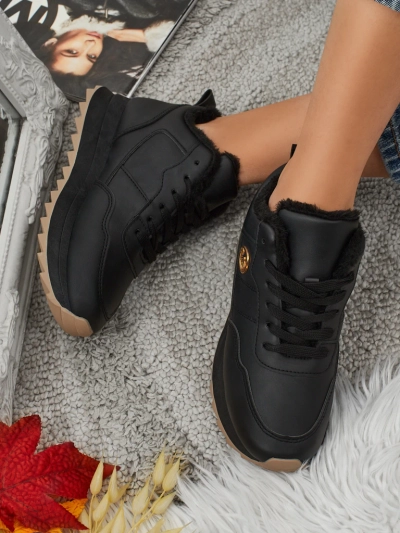 Royalfashion Adidași încălțați pentru femei cu blană Casot