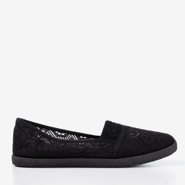 Ballerine dantelate negre Noremies - Încălțăminte