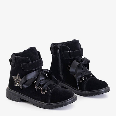 Genti negre pentru femei cu decorațiuni Misaka - Încălțăminte