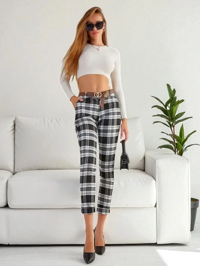Royalfashion Pantaloni din stofă pentru femei