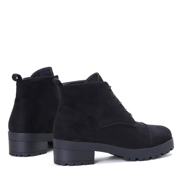 Czarne botki Meredith - Obuwie