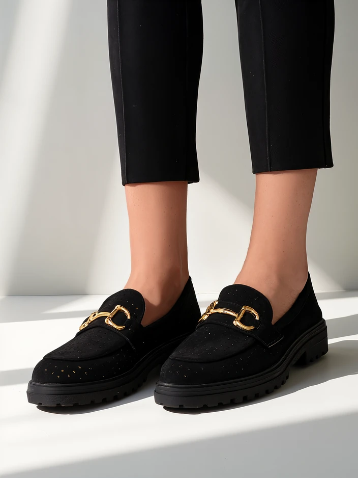 Royalfashion Mocasini perforați pentru femei Besio