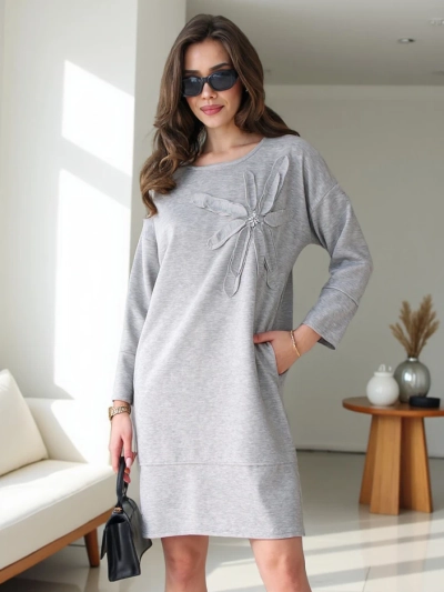 Royalfashion Rochie din țesătură pentru femei