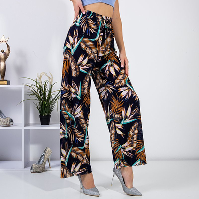 Pantaloni pentru femei multicolori - Îmbrăcăminte