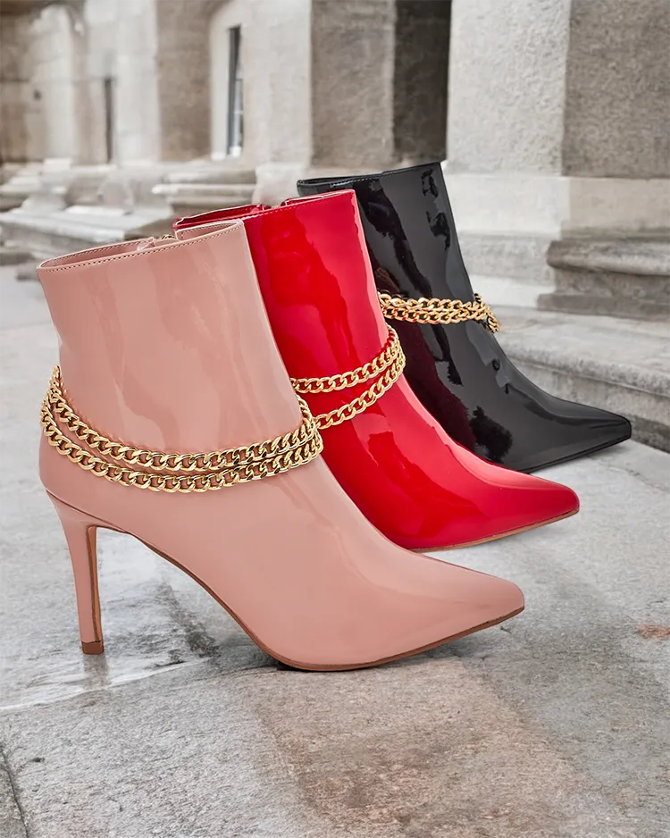 Bocanci cu toc inalt pentru femei de la Royalfashion Lesefe