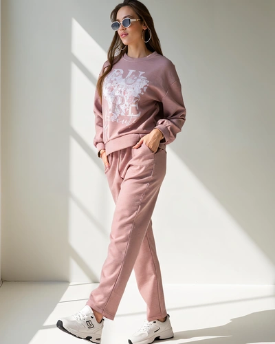 Royalfashion Set de viscoză pentru femei cu imprimeu