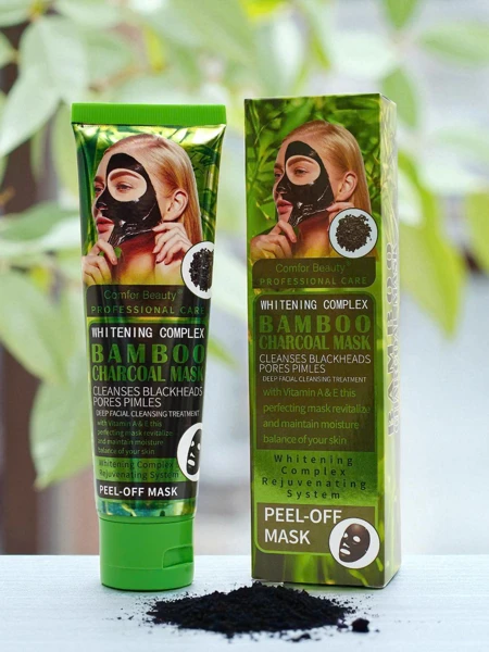 Mască cu cărbune Aureliana – Mască purificatoare tip peel-off cu cărbune de bambus