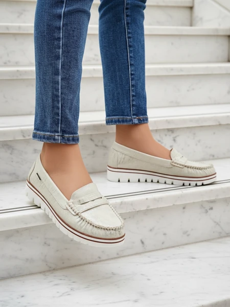 Royalfashion Mocasi eco din suede pentru femei Bellisse