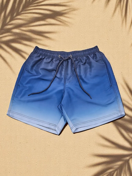Royalfashion Sportliche Herren-Ombre-Shorts mit schützendem Netzfutter