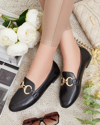 Royalfashion Mocasini cu decor pe nas Abermes