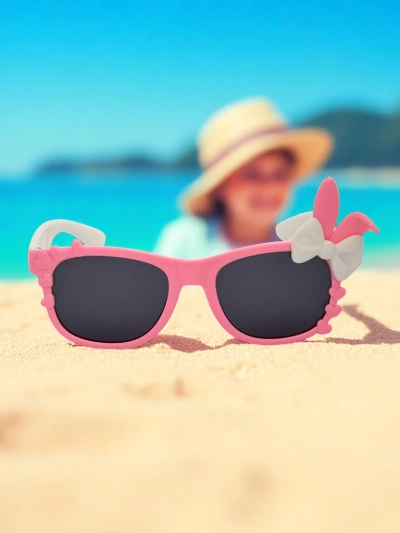 Royalfashion Ochelari de soare pentru copii cu decorațiuni Bunny Shine