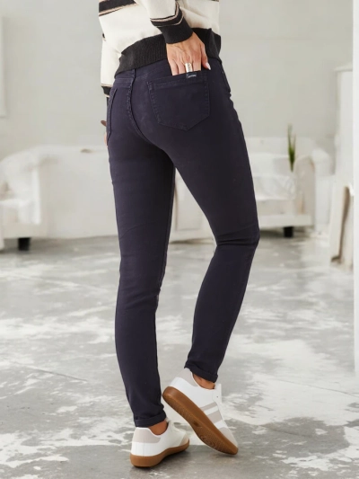 Royalfashion Jeans skinny din bumbac pentru femei