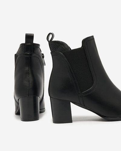 Royalfashion Cizme stiletto joase pentru femei Negru Nejery
