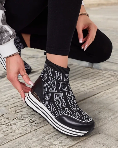 Royalfashion Adidași sport înalți pentru femei Lori
