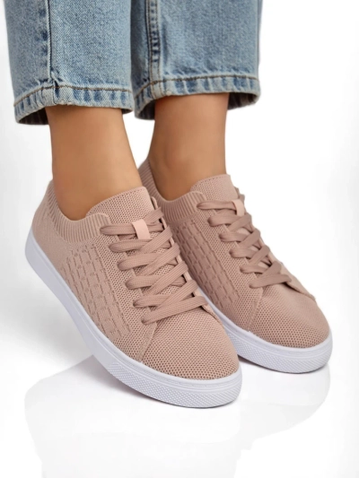 Sneakers de damă Royalfashion Calista Rosa - pantofi roz pentru primăvară și vară