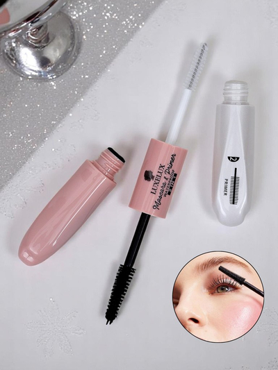 Mascara & Balsam pentru gene 2-în-1 Rezistență 24H și rezistent la apă
