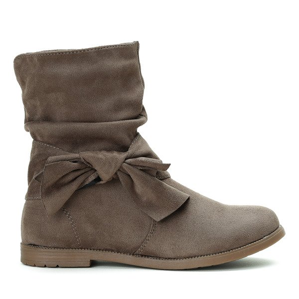 Zielone dziecięce botki Dakota- Obuwie