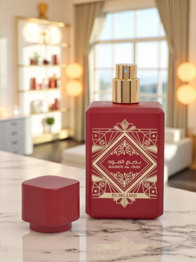 Aurora Sublime Badee Al Oud 50 ml - Parfum oriental în flacon roșu
