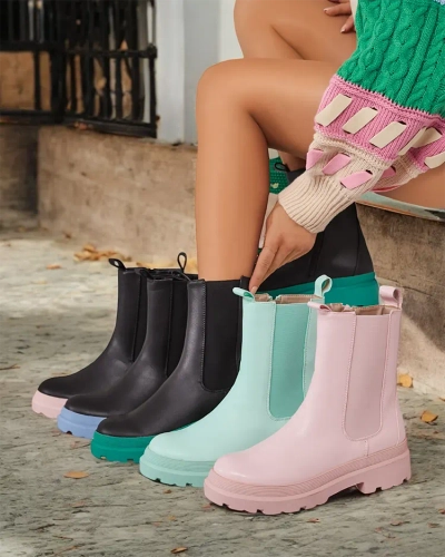 Royalfashion Eko cizme de damă din piele Ereste