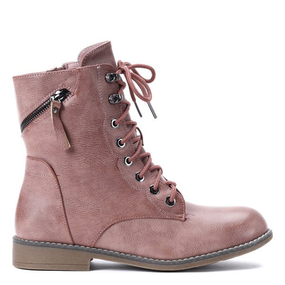 Różowe workery Didi- Obuwie