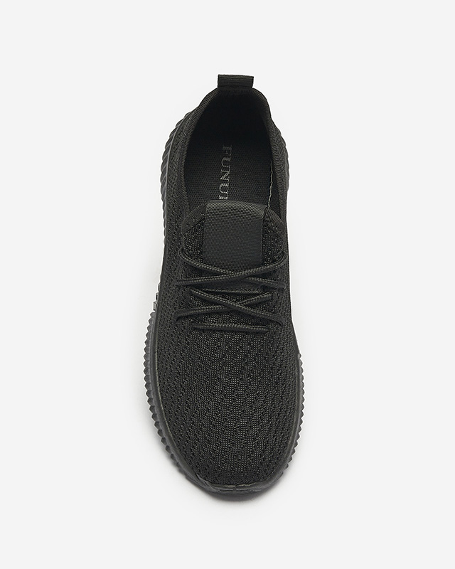 Pantofi sport din material textil pentru femei Negru Vobbu- Footwear