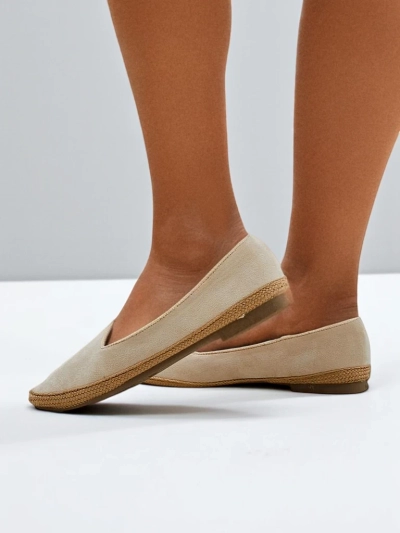 Espadrile ecologice din suede pentru femei Royalfashion Emmeno