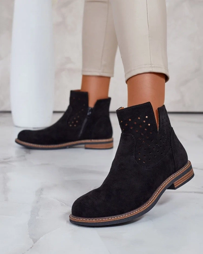Royalfashion Cizme Rito pentru femei maro deschis