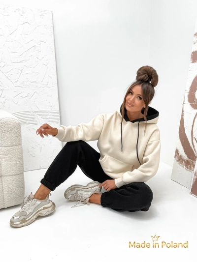 Royalfashion Set de trening de damă din bumbac, bicolor