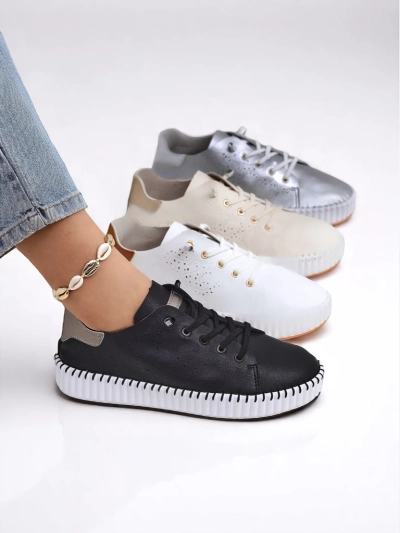 Royalfashion Women's Openwork Sneakers Luna Lace