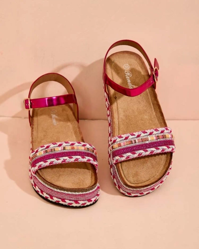 Royalfashion Sandale de Mussir Brodate pentru femei