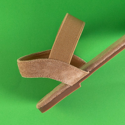 Sandale Sprandu din piele ecologică pentru femei maro - Încălțăminte