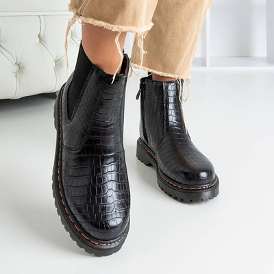 Cizme dama din piele de sarpe Galetiasi - Incaltaminte