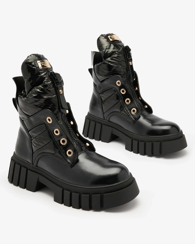 Royalfashion Cizme de damă în negru Selilka