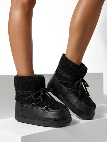 Cizme de zăpadă de damă cu blană Uvella