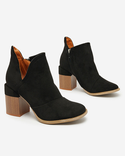 Royalfashion Cizme stiletto Ricteas negre pentru femei