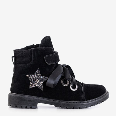 Genti negre pentru femei cu decorațiuni Misaka - Încălțăminte