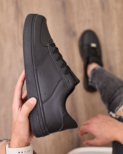 Royalfashion Adidași pentru bărbați Royalfashion Sports în negru Suprus