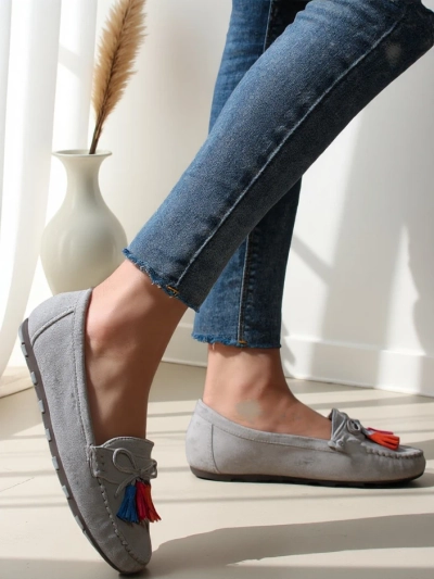 Mocasi ecologici din suede pentru femei Royalfashion Zimmid