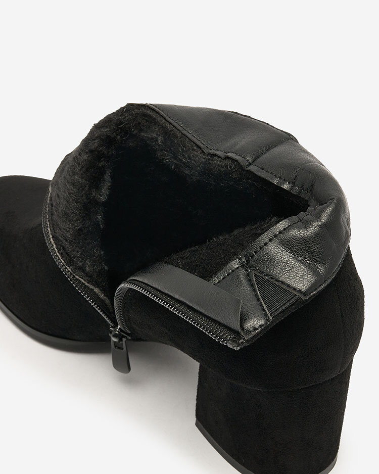 Royalfashion Cizme stiletto joase pentru femei negre Referra