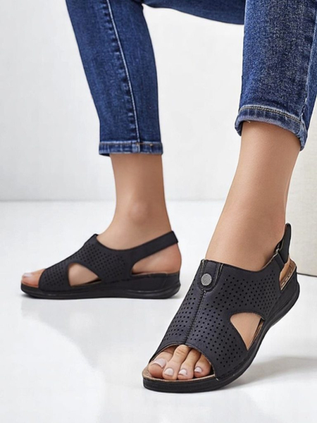 Royalfashion Sandale decupate pentru femei Leminni