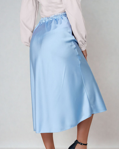Royalfashion Fustă midi de damă a'la satin