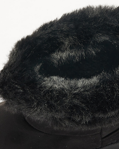 Royalfashion Cizme de damă a'la cizme de zăpadă cu ornament Galaes