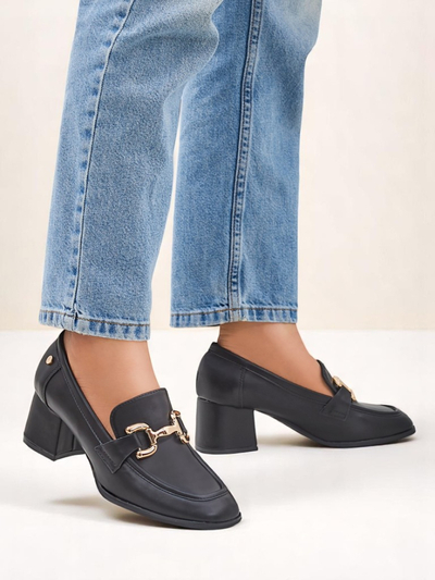 Mocasini Royalfashion pentru femei cu toc jos Kamelia