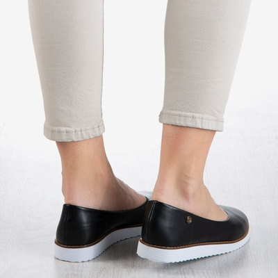 Balerini de damă negri Vycoriessa - Încălțăminte