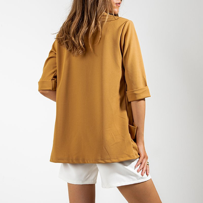 Mantou de cămilă pentru femei fără fixare - Îmbrăcăminte