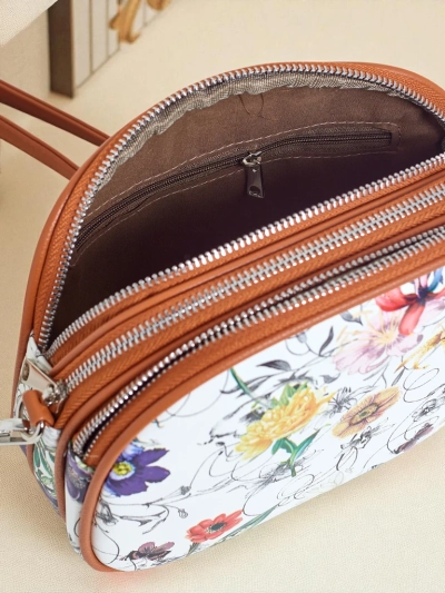 Royalfashion Geantă de mână de damă mică din piele ecologică Floriana