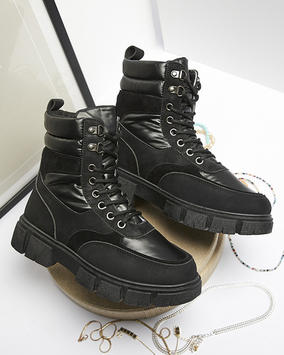 Cizme de vânătoare izolate pentru femei negre Kasemi- Footwear